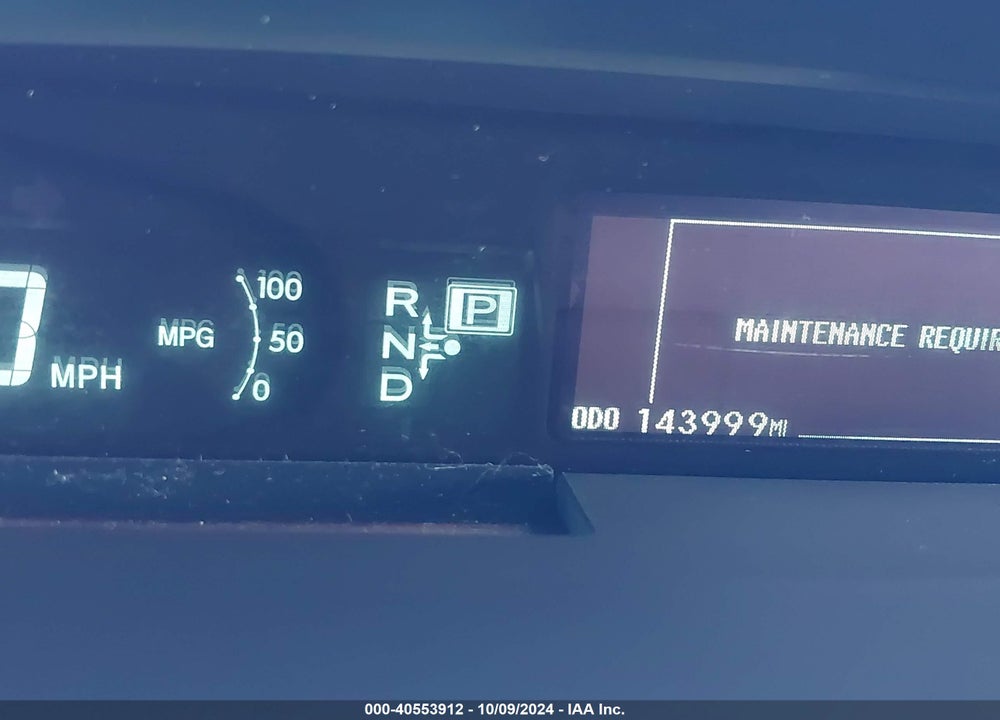 2012 TOYOTA PRIUS THREE VIN: JTDKN3DU1C5527593