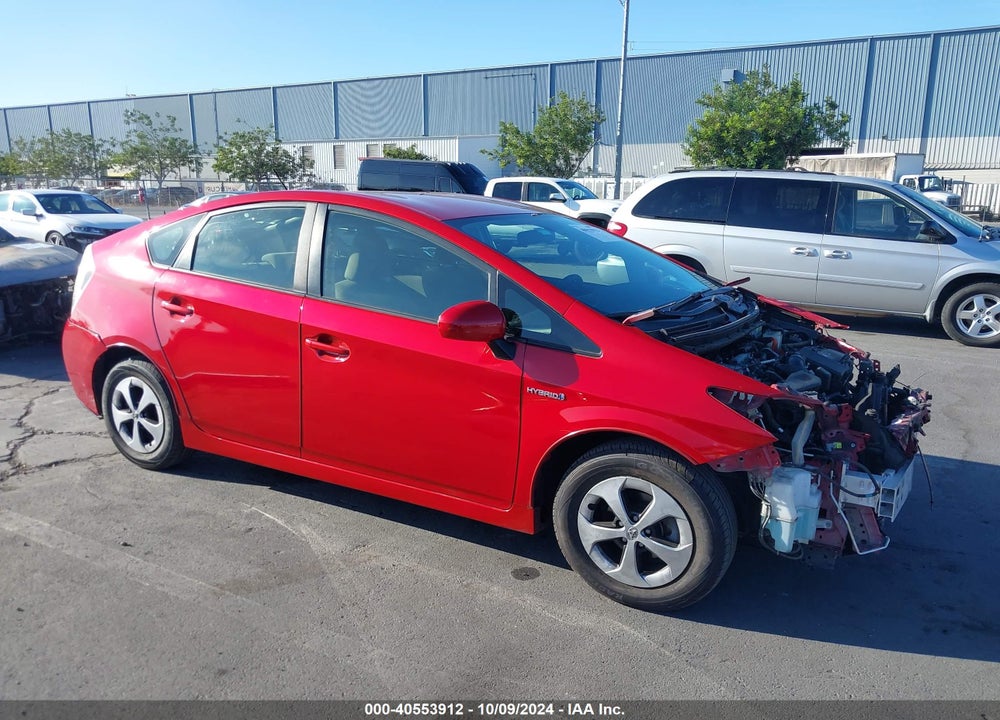 2012 TOYOTA PRIUS THREE VIN: JTDKN3DU1C5527593