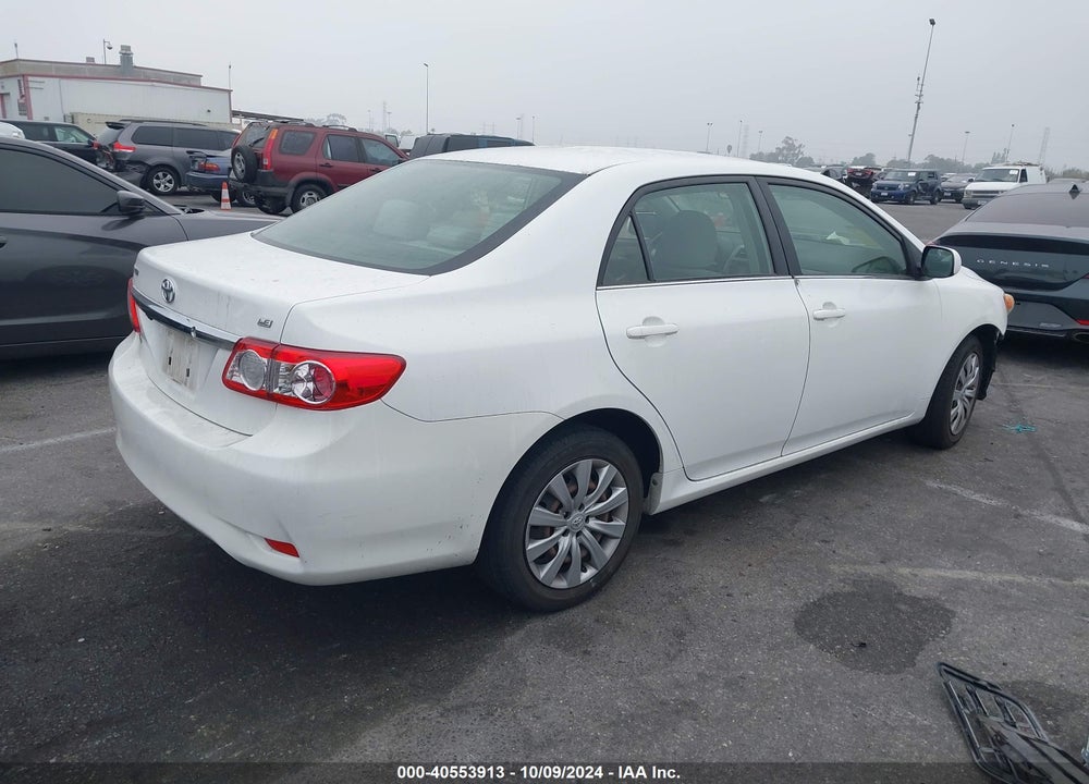 2013 TOYOTA COROLLA LE VIN: JTDBU4EE3DJ118116