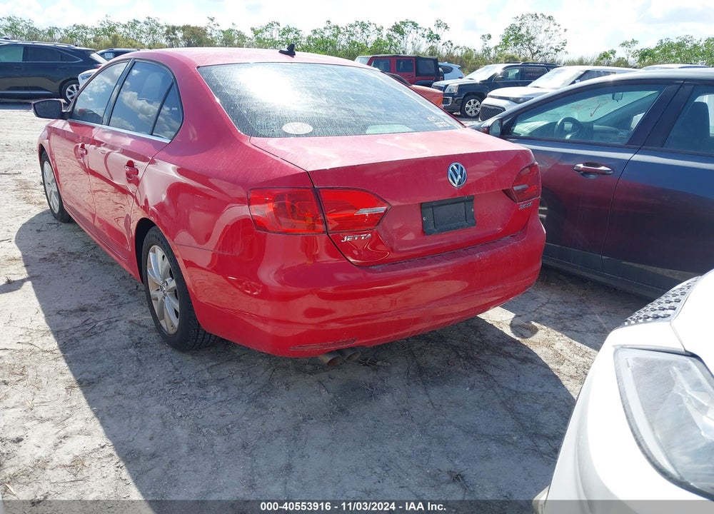 2013 VOLKSWAGEN JETTA 2.5L SE VIN: 3VWDP7AJ6DM295375