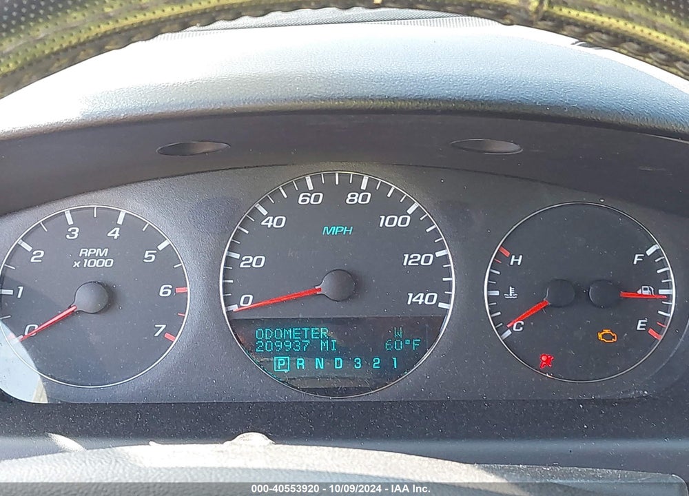 2009 CHEVROLET IMPALA LT VIN: 2G1WC57M991268739