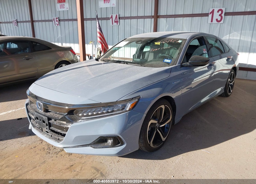 2022 HONDA ACCORD HYBRID SPORT VIN: 1HGCV3F21NA015621
