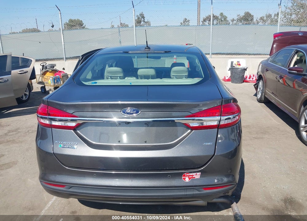 2017 FORD FUSION ENERGI SE LUXURY VIN: 3FA6P0PU0HR379646