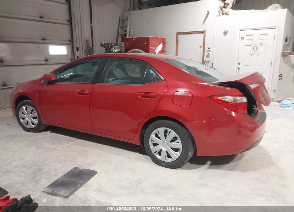 2015 TOYOTA COROLLA LE VIN: 2T1BURHE3FC355714