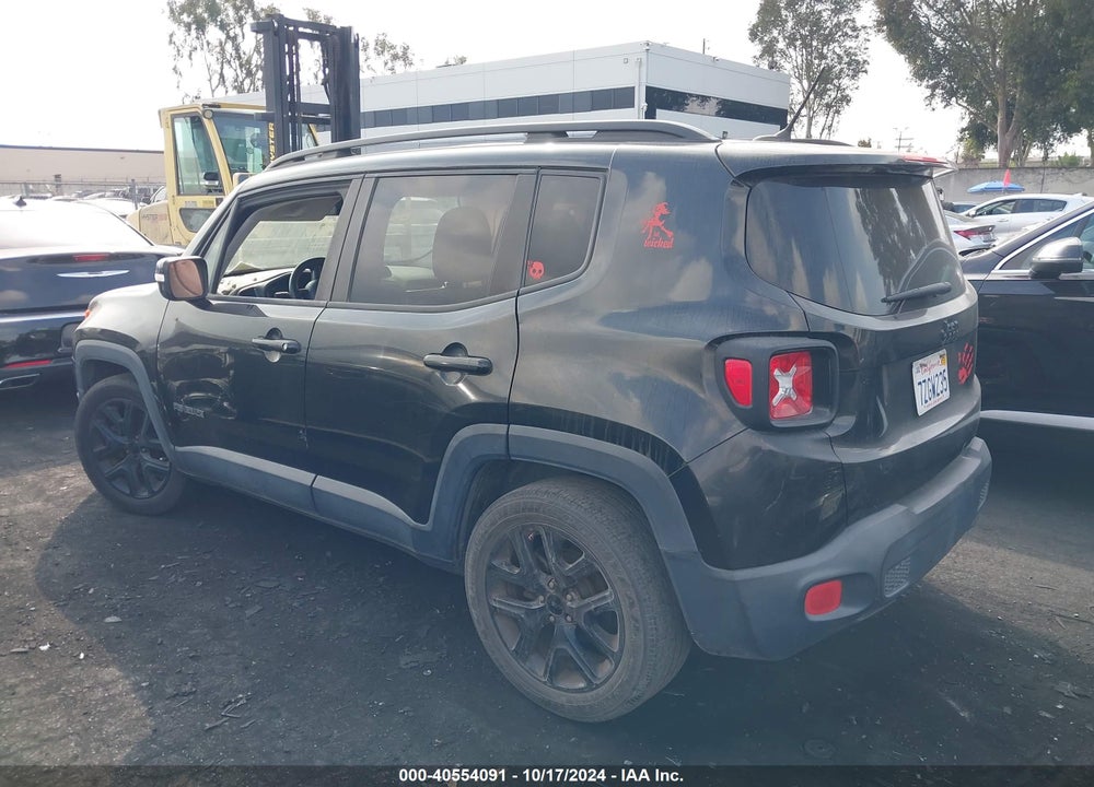 2017 JEEP RENEGADE ALTITUDE FWD VIN: ZACCJABB4HPF24000
