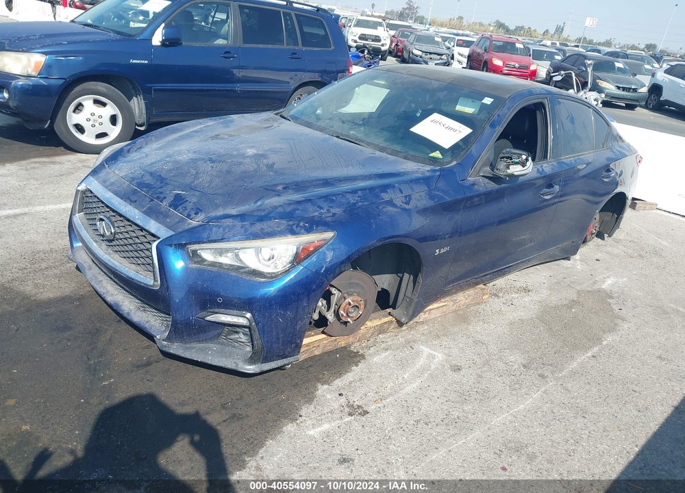 2018 INFINITI Q50 3.0T RED SPORT 400 VIN: JN1FV7AP0JM461695