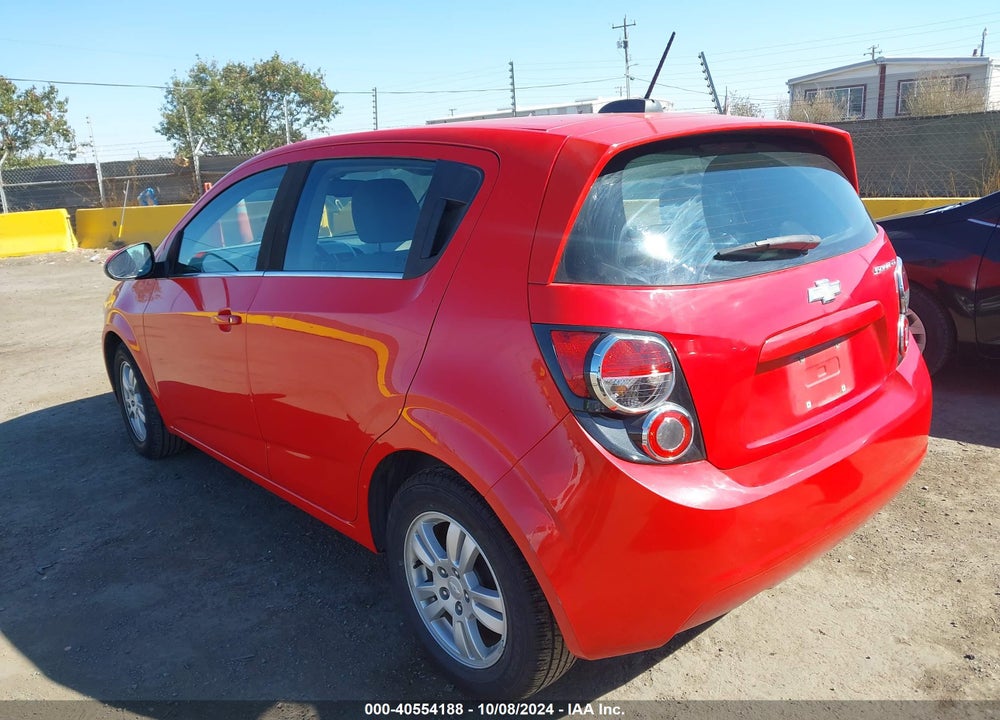2015 CHEVROLET SONIC LT AUTO VIN: 1G1JC6SG9F4213791