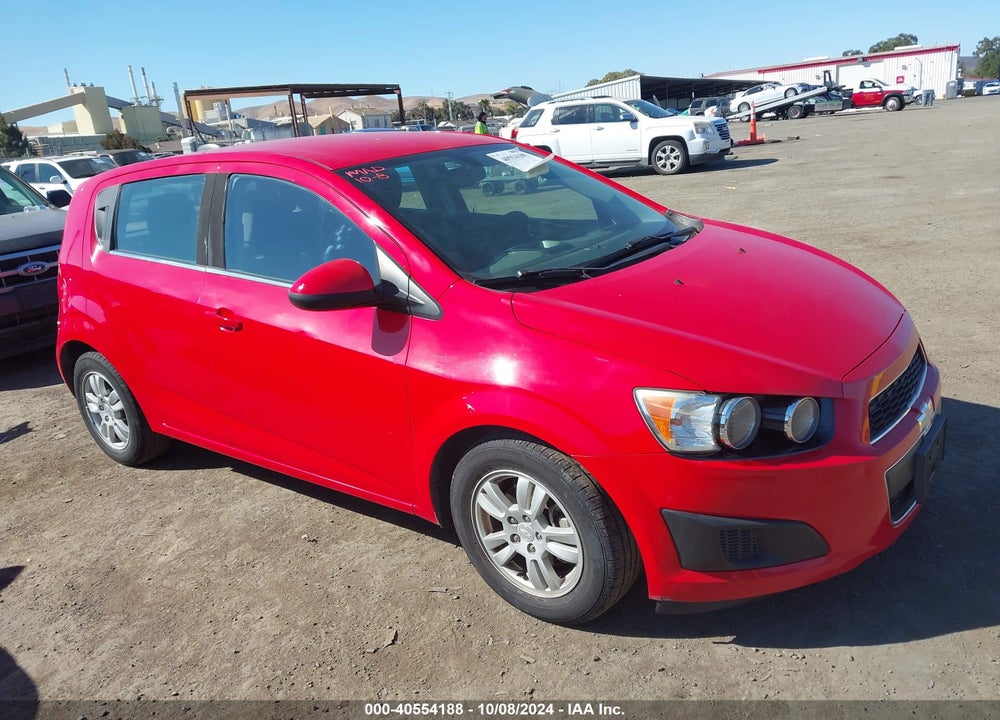 2015 CHEVROLET SONIC LT AUTO VIN: 1G1JC6SG9F4213791