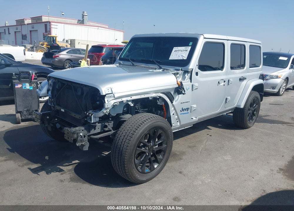 2022 JEEP WRANGLER 4XE UNLIMITED SAHARA 4X4 VIN: 1C4JJXP69NW220598