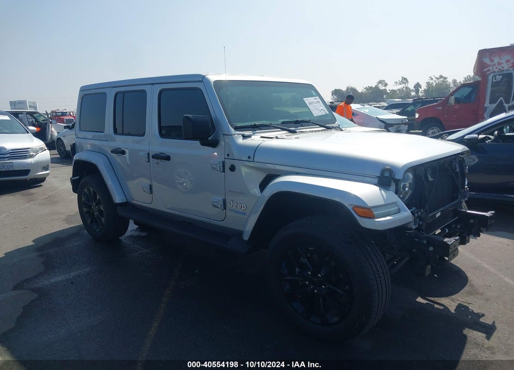 2022 JEEP WRANGLER 4XE UNLIMITED SAHARA 4X4 VIN: 1C4JJXP69NW220598