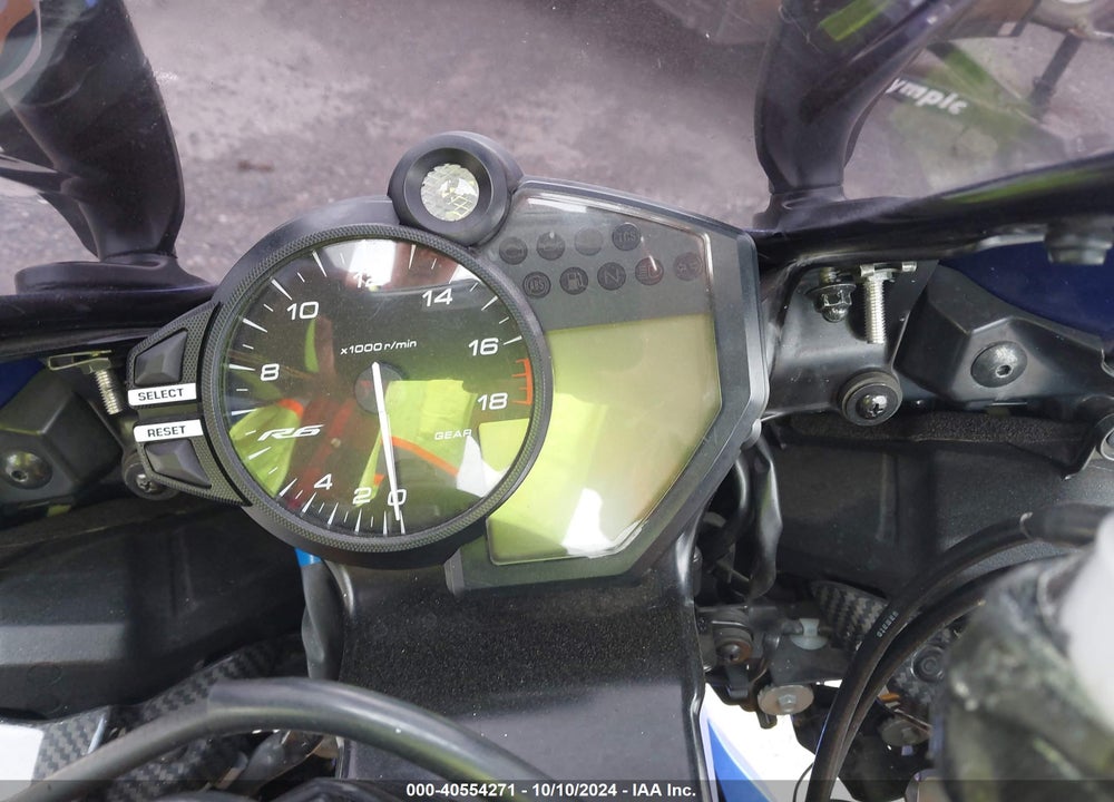 2019 YAMAHA YZFR6 VIN: JYARJ28E2KA004074