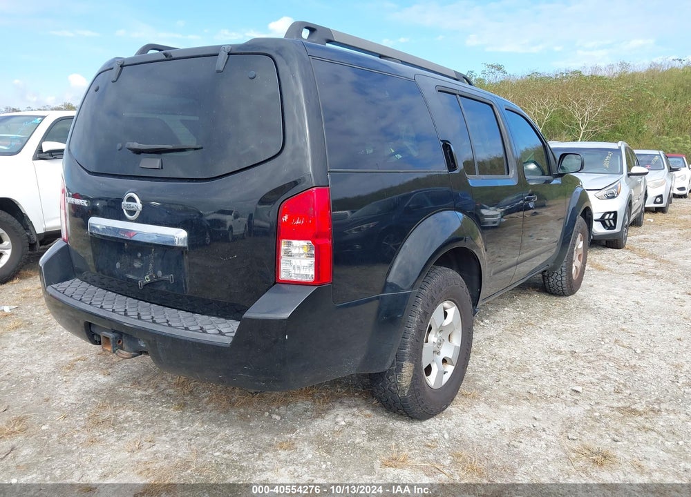 2009 NISSAN PATHFINDER S VIN: 5N1AR18U59C611107