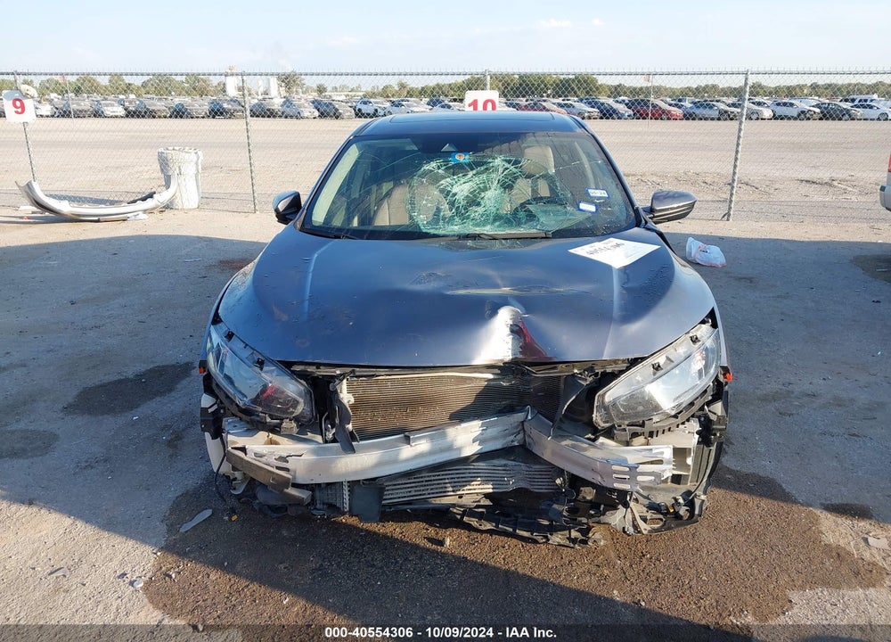 2019 HONDA CIVIC EX VIN: JHMFC1F3XKX011492