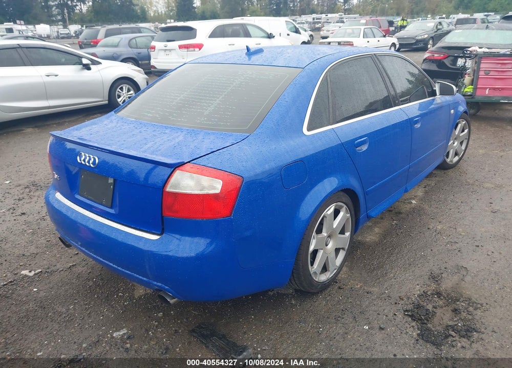 2005 AUDI S4 4.2 VIN: WAUPL68E95A033442