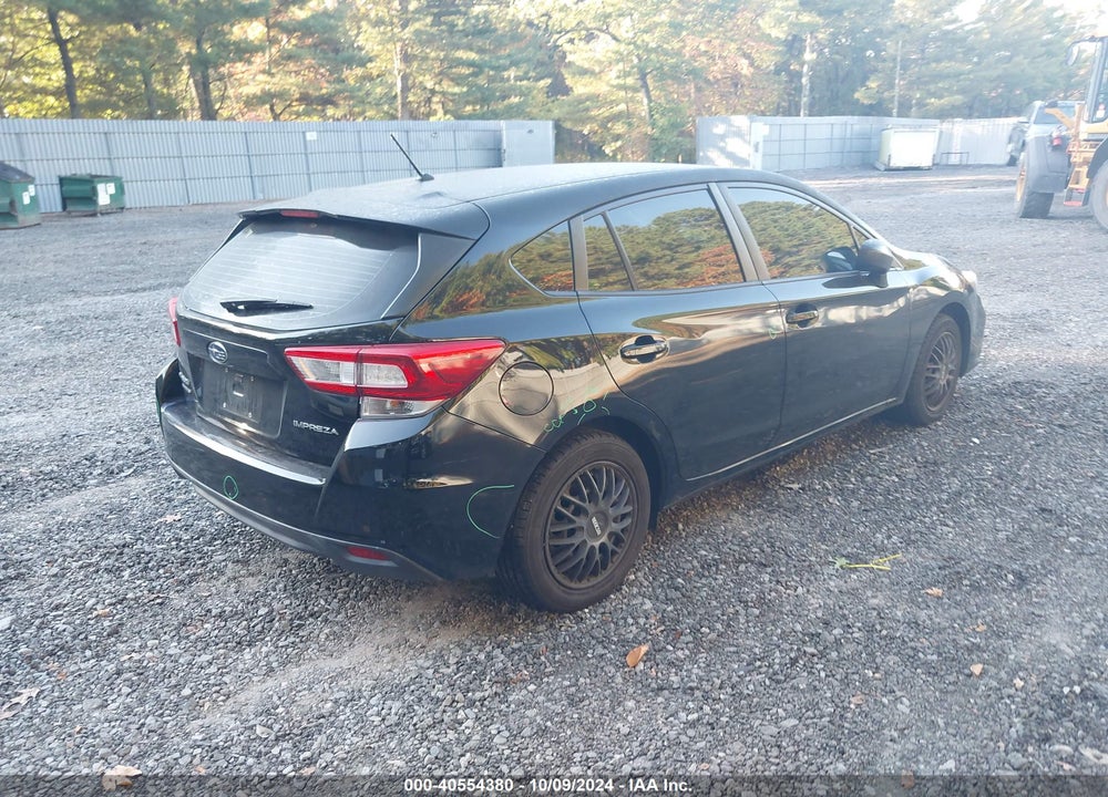 2019 SUBARU IMPREZA 2.0I VIN: 4S3GTAB63K3757960