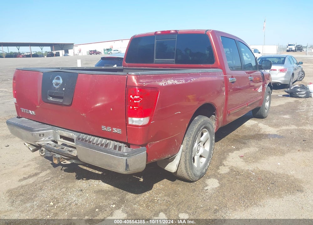 2004 NISSAN TITAN SE VIN: 1N6AA07A34N548970