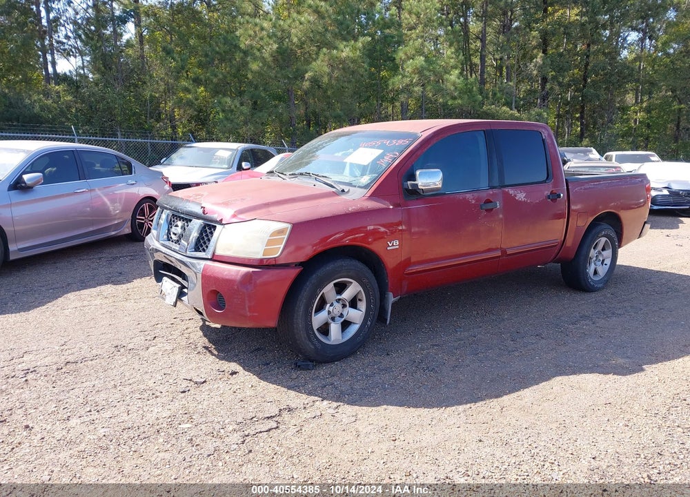 2004 NISSAN TITAN SE VIN: 1N6AA07A34N548970