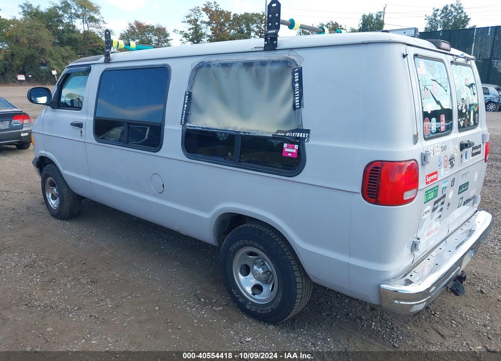 1998 DODGE RAM VAN 1500 COMMERCIAL/CONVERSION VIN: 2B6HB11Y7WK125905