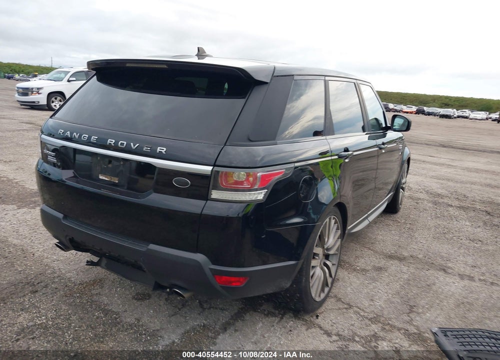 2016 LAND ROVER RANGE ROVER SPORT 3.0L V6 SUPERCHARGED HSE VIN: SALWR2PF6GA115947