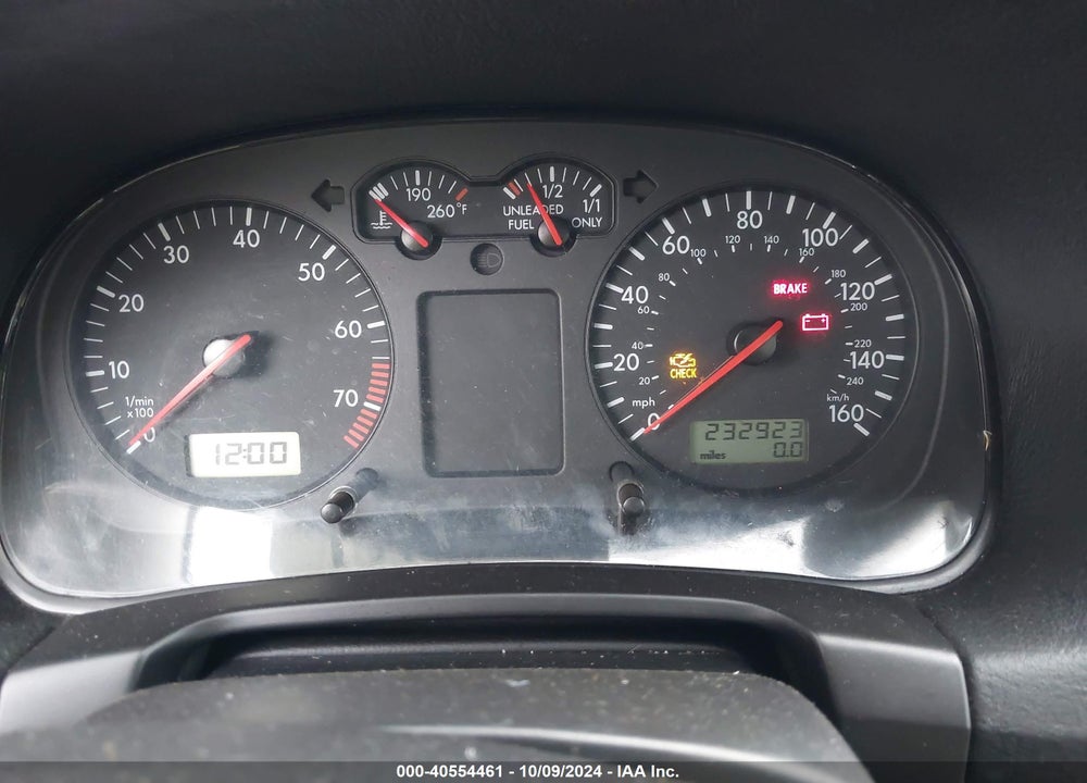 2000 VOLKSWAGEN JETTA GLS VIN: 3VWSA29M2YM180479