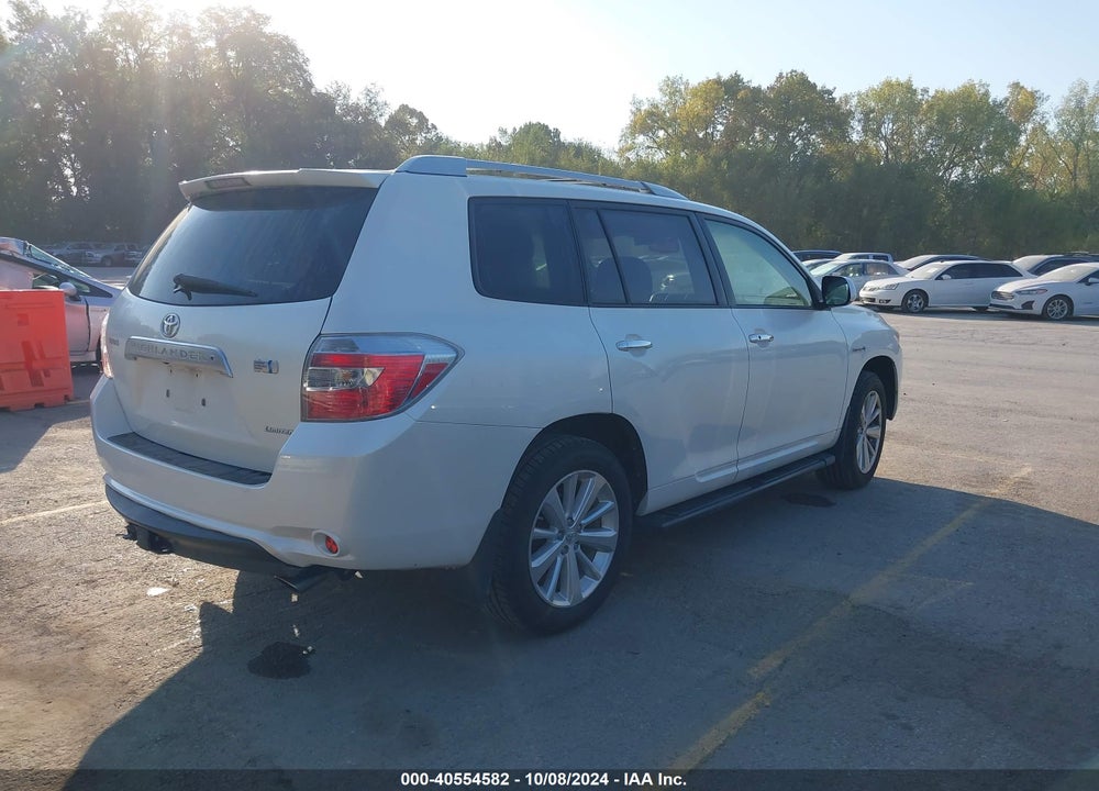 2008 TOYOTA HIGHLANDER HYBRID LIMITED VIN: JTEEW44A682011482