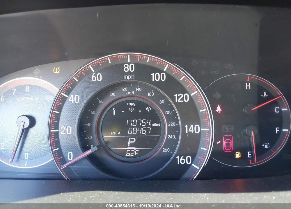 2016 HONDA ACCORD EX-L V-6 VIN: 1HGCT2B89GA002984