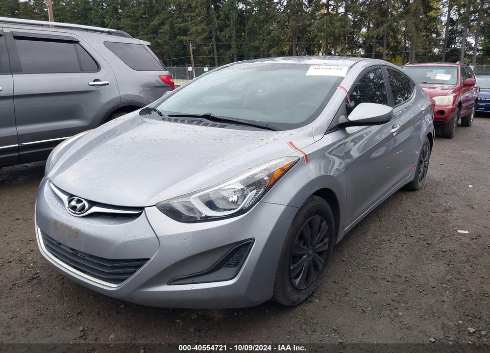 2016 HYUNDAI ELANTRA SE VIN: 5NPDH4AE4GH706509