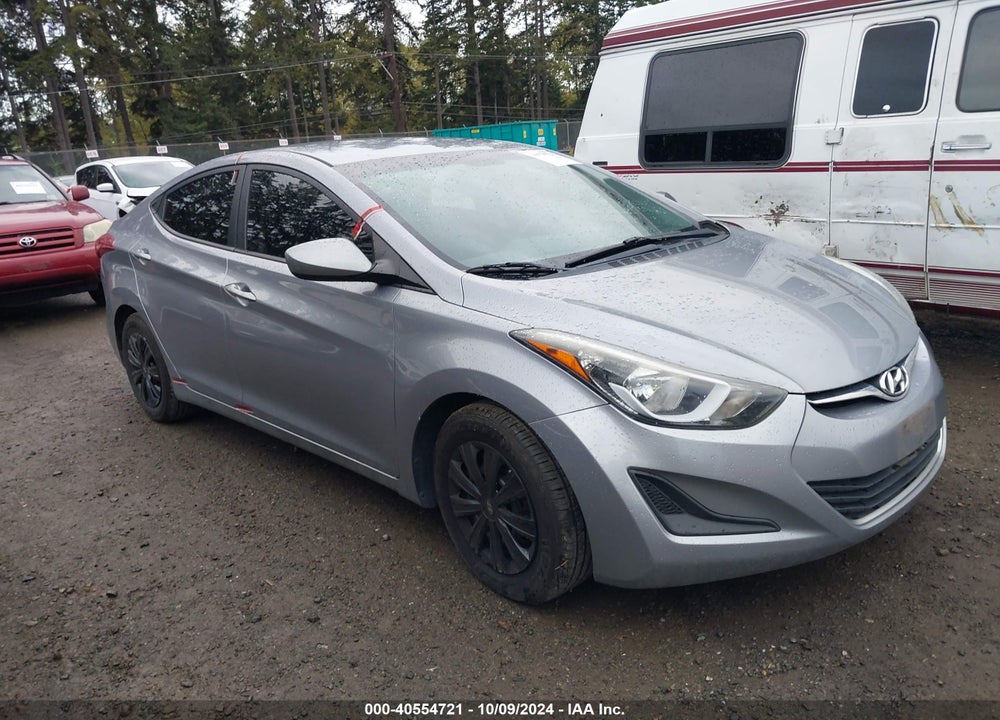 2016 HYUNDAI ELANTRA SE VIN: 5NPDH4AE4GH706509