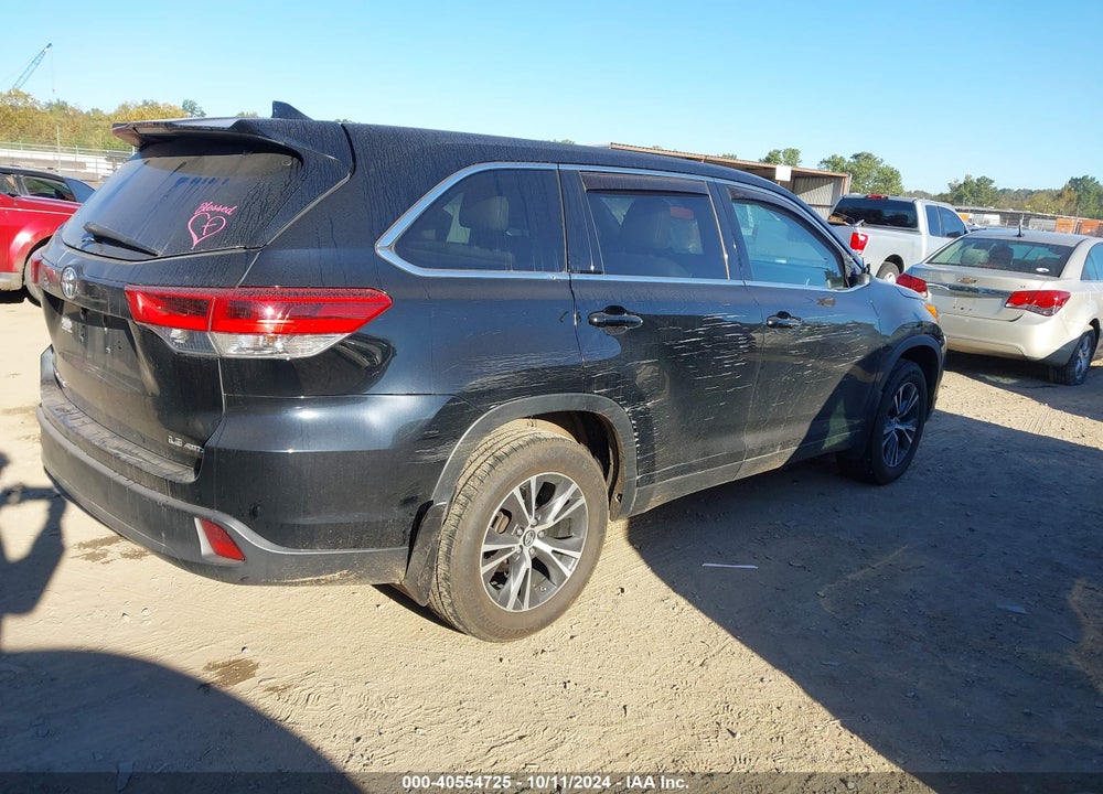 2019 TOYOTA HIGHLANDER LE PLUS VIN: 5TDBZRFH2KS716916
