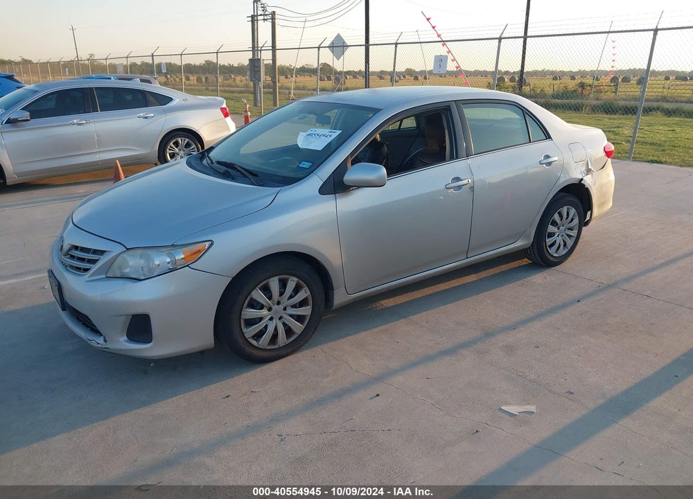 2013 TOYOTA COROLLA LE VIN: 2T1BU4EEXDC058590