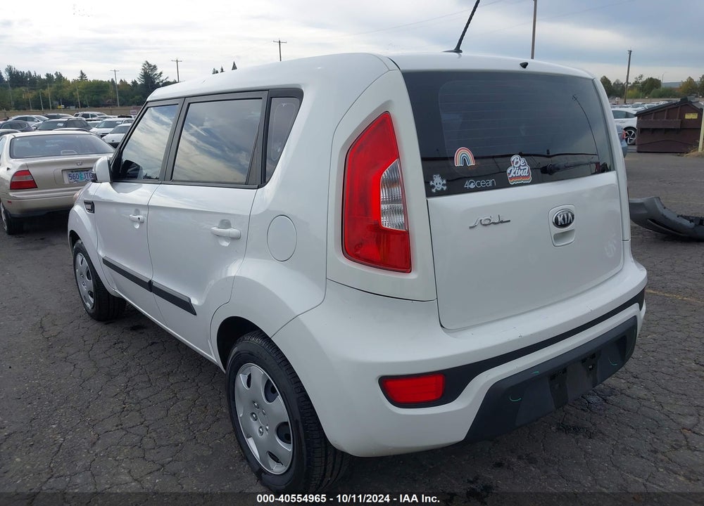 2013 KIA SOUL VIN: KNDJT2A56D7577386