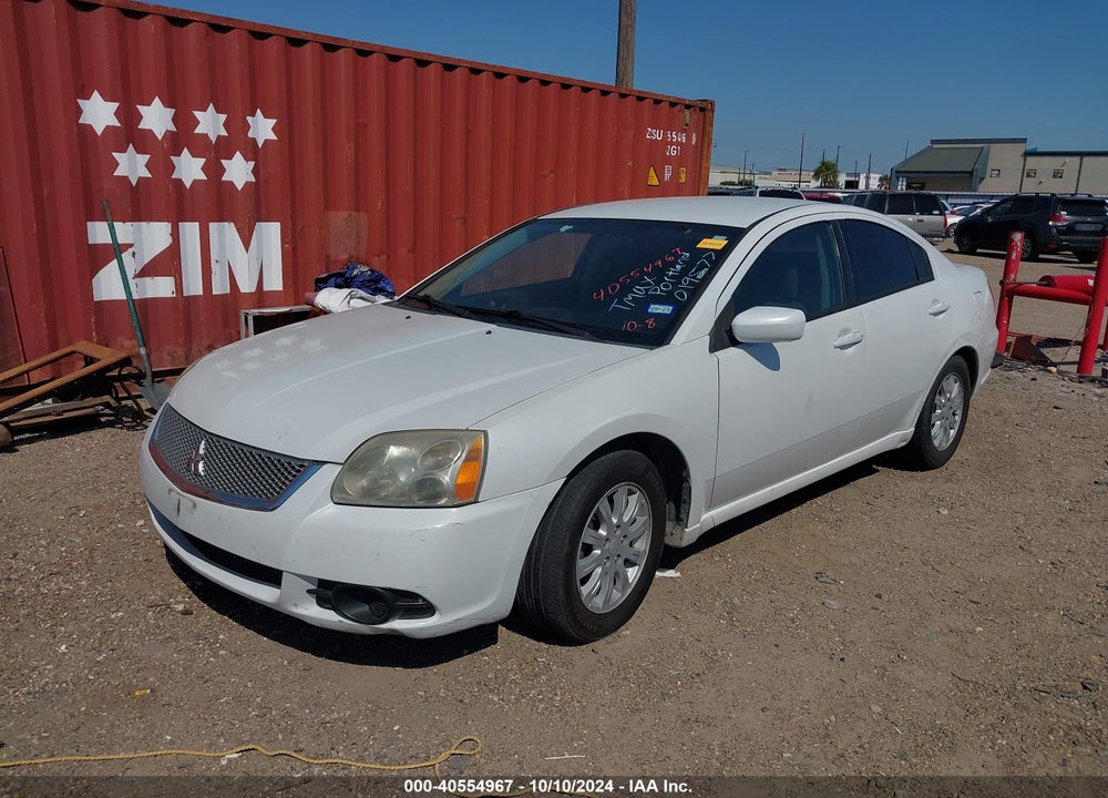 2012 MITSUBISHI GALANT FE VIN: 4A32B2FF7CE019577