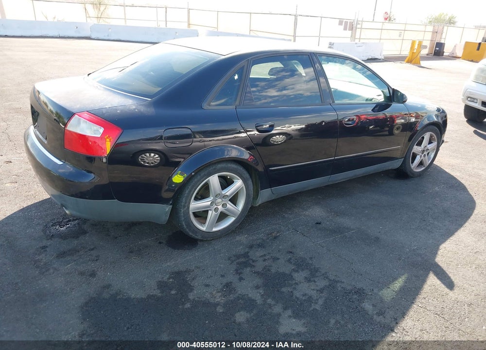 2003 AUDI A4 1.8T VIN: WAULC68E33A327513