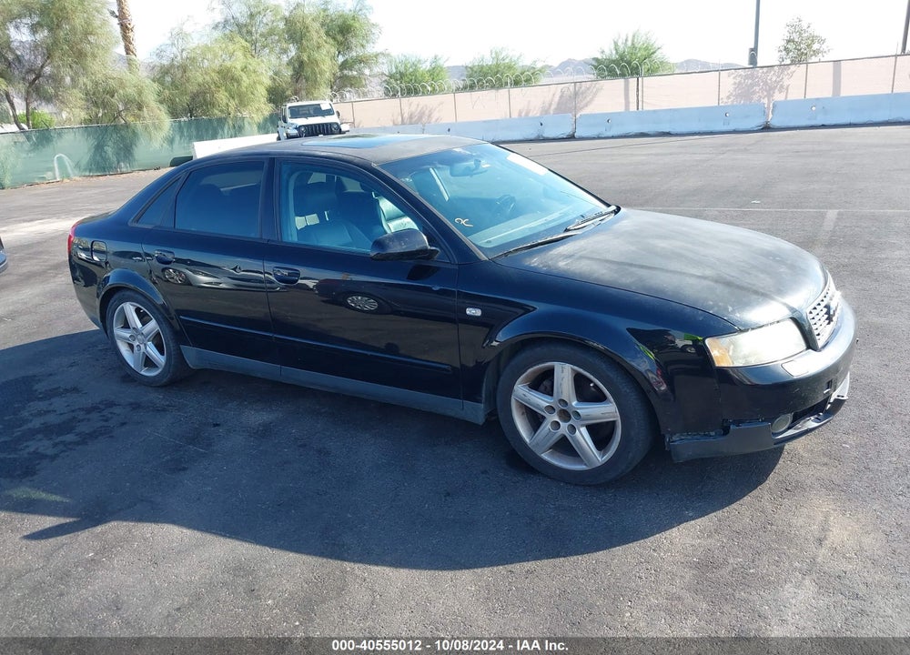 2003 AUDI A4 1.8T VIN: WAULC68E33A327513