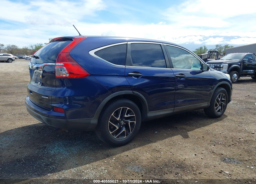 2016 HONDA CR-V SE VIN: 2HKRM3H42GH546834