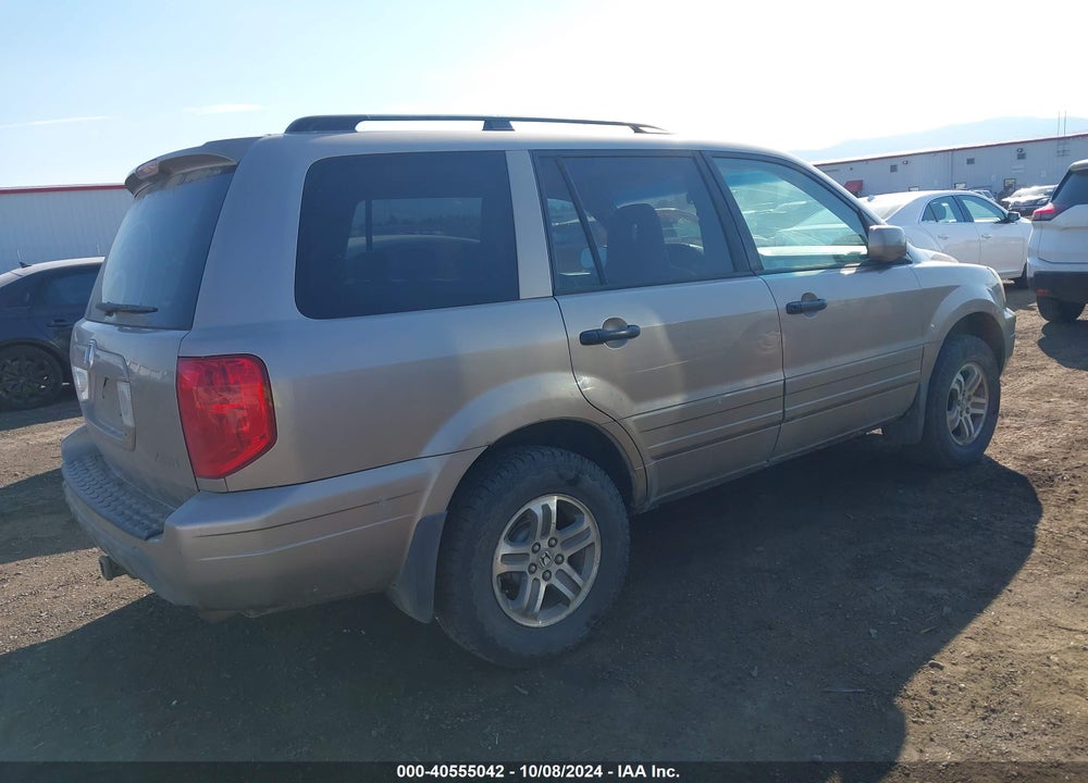 2004 HONDA PILOT EX-L VIN: 2HKYF18644H546356