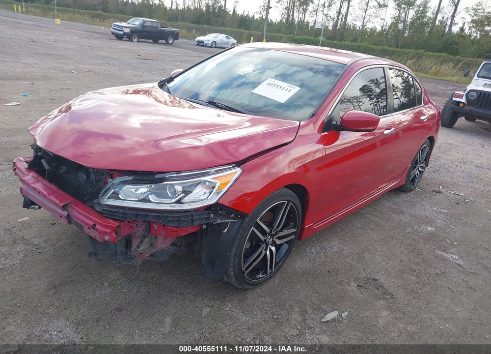 2017 HONDA ACCORD SPORT SE VIN: 1HGCR2F15HA070793