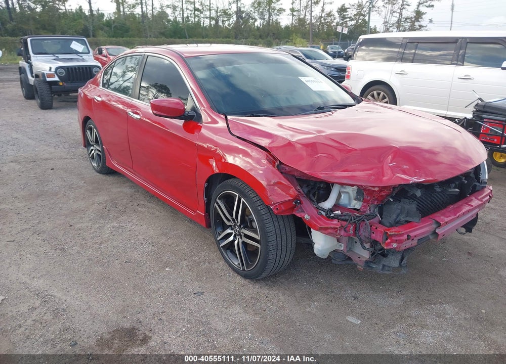2017 HONDA ACCORD SPORT SE VIN: 1HGCR2F15HA070793