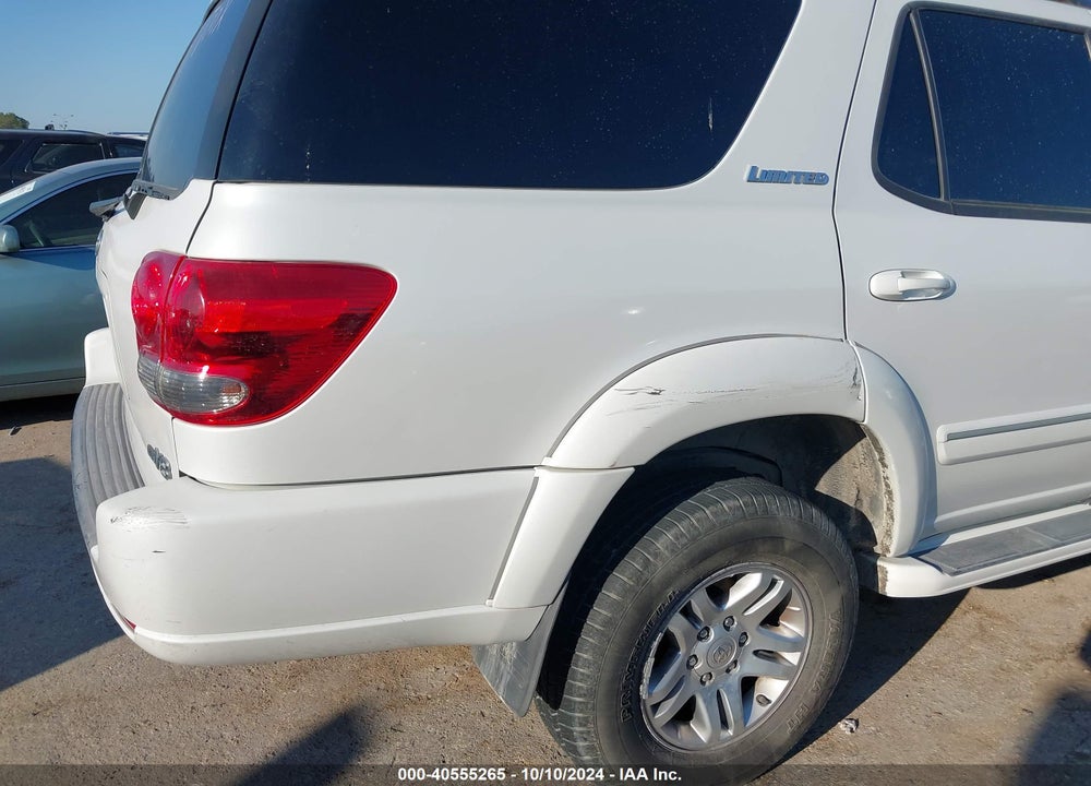 2006 TOYOTA SEQUOIA LIMITED V8 VIN: 5TDZT38A56S277567