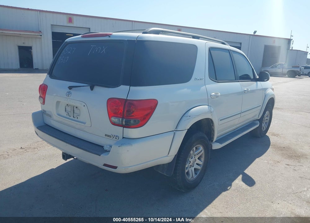 2006 TOYOTA SEQUOIA LIMITED V8 VIN: 5TDZT38A56S277567