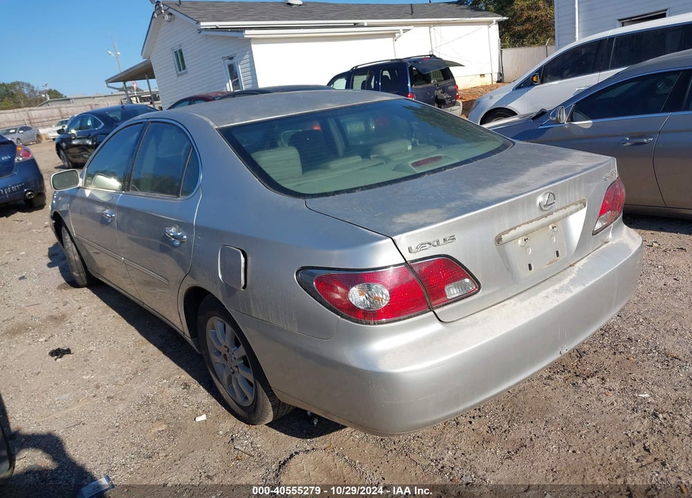 2004 LEXUS ES 330 VIN: JTHBA30G840010929