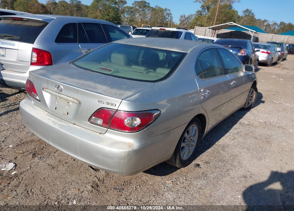 2004 LEXUS ES 330 VIN: JTHBA30G840010929
