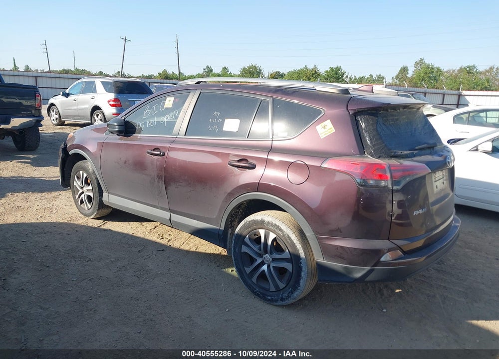 2018 TOYOTA RAV4 LE VIN: 2T3ZFREV5JW516026