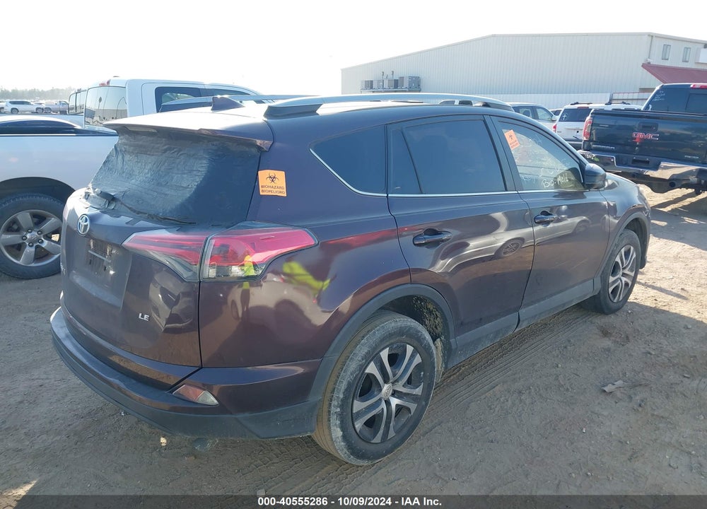 2018 TOYOTA RAV4 LE VIN: 2T3ZFREV5JW516026