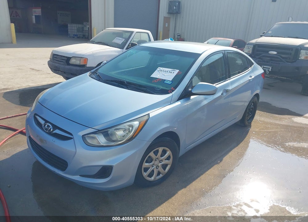 2013 HYUNDAI ACCENT GLS VIN: KMHCT4AEXDU525387