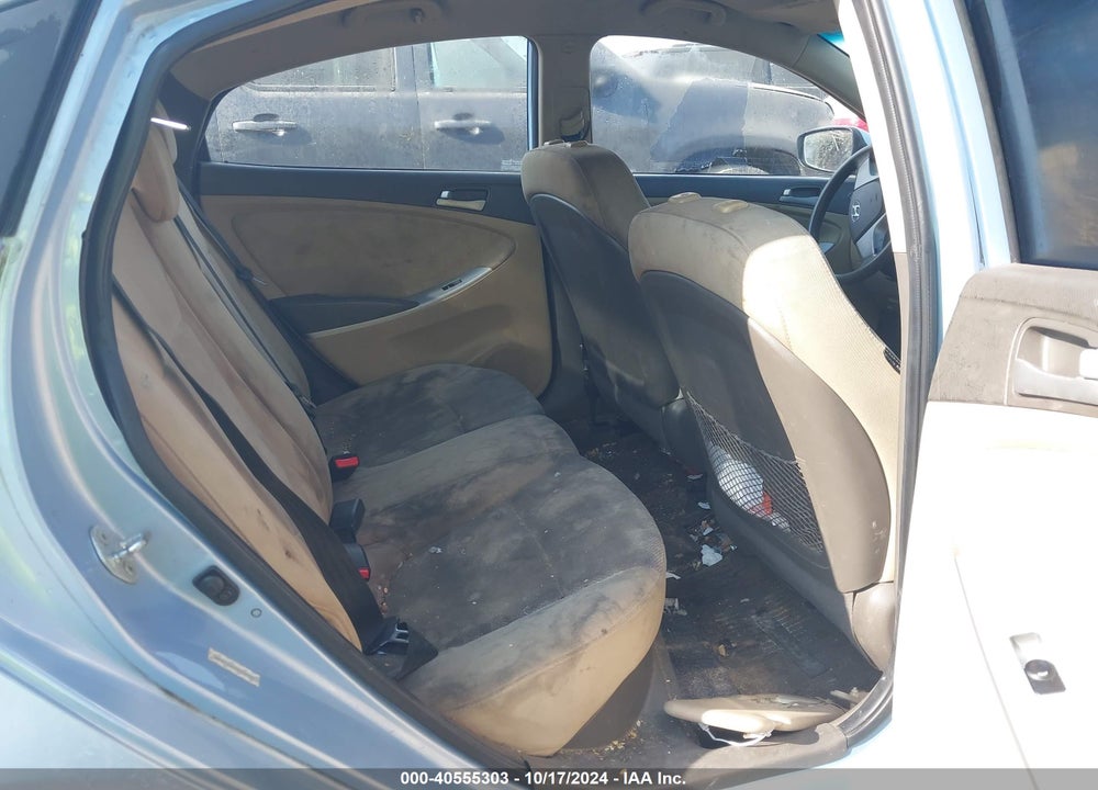 2013 HYUNDAI ACCENT GLS VIN: KMHCT4AEXDU525387