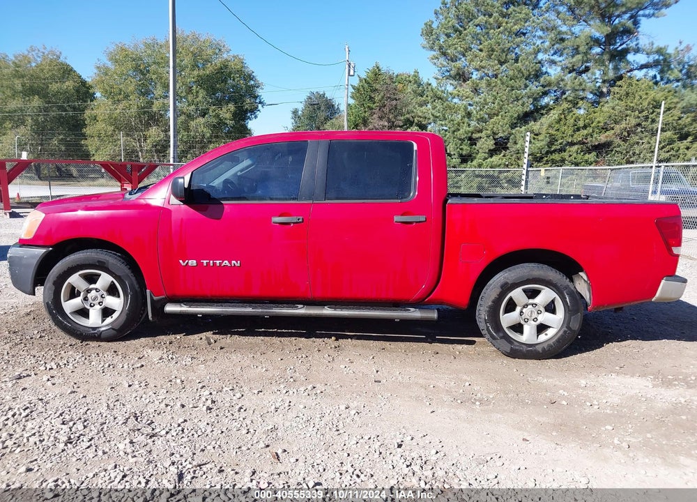 2008 NISSAN TITAN XE VIN: 1N6AA07D98N334257