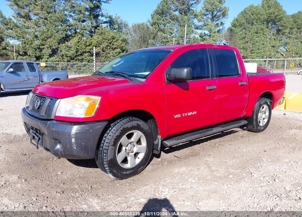 2008 NISSAN TITAN XE VIN: 1N6AA07D98N334257