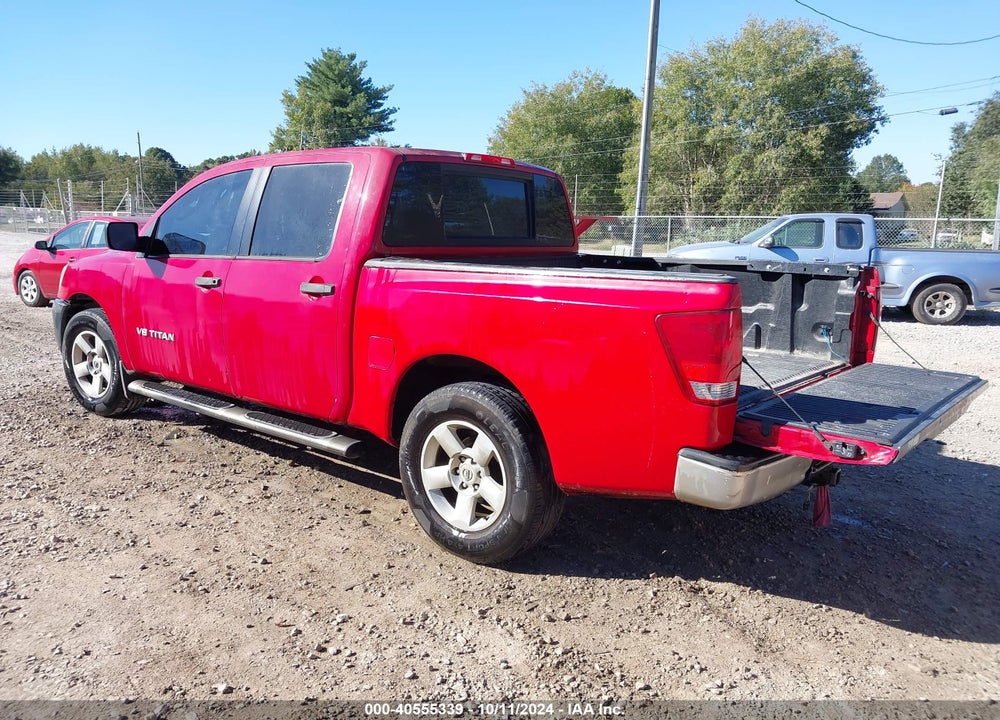 2008 NISSAN TITAN XE VIN: 1N6AA07D98N334257