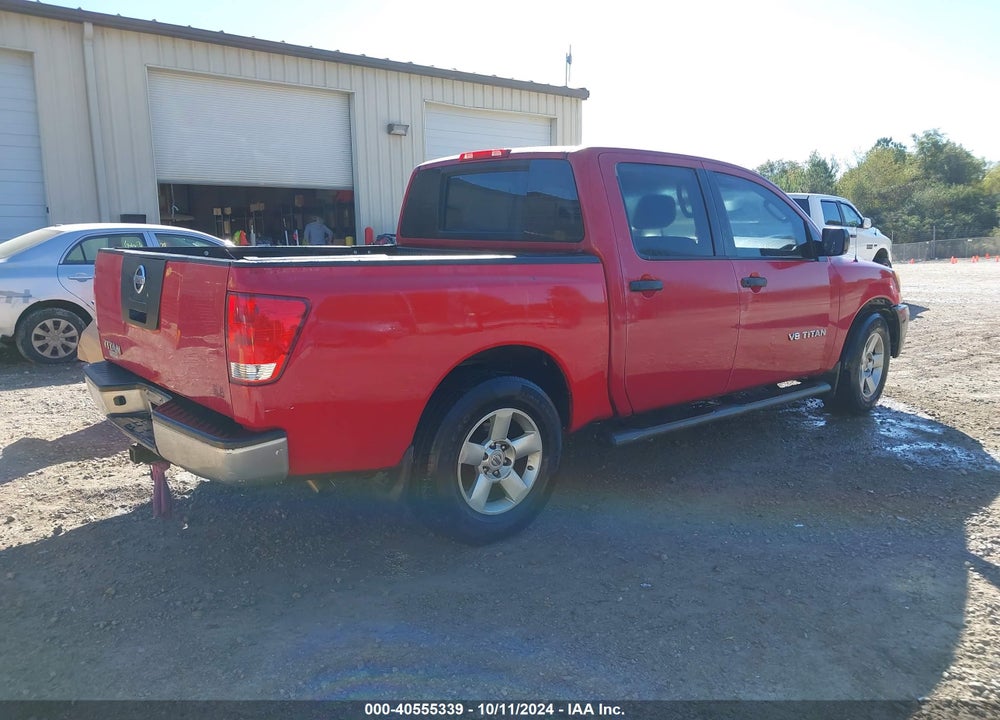 2008 NISSAN TITAN XE VIN: 1N6AA07D98N334257